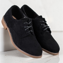 Seastar Scarpe stringate in pelle scamosciata nero 2