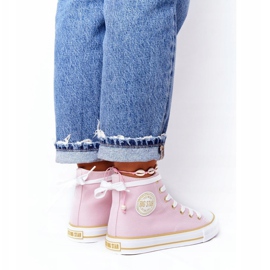 Sneakers alte da donna Big Star HH274447 Rosa 1