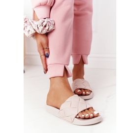 PS1 Pantofole in gomma beige da donna Let's Swim marrone 1