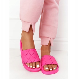 PS1 Pantofole in gomma da donna Fucsia Let's Swim rosa 1