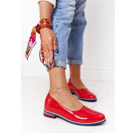 Scarpe in Pelle Laccata Maciejka 05035-08 Rosso 2