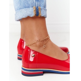 Scarpe in Pelle Laccata Maciejka 05035-08 Rosso 1