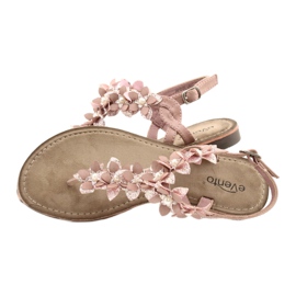 Evento Sandali da donna con perla 20SD35-1811 rosa 3