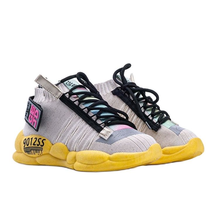 Calzini sneakers beige Ava multicolore 1