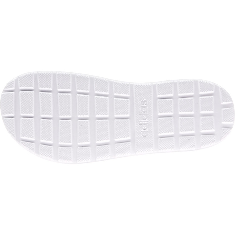 Pantofole Adidas Comfort Flip Flop da donna nere e bianche FY8656 nero 1