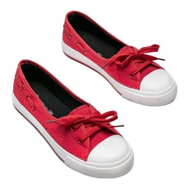 Le mezze sneakers rosse di Alana rosso 1
