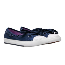 Mezze sneakers Alana blu navy da donna 1