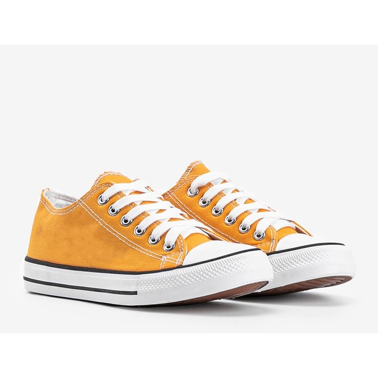 Sneaker basse classiche gialle Destini giallo 1