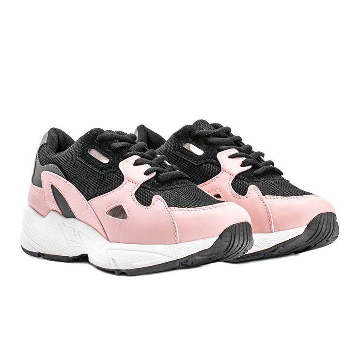 Sneakers Kendall da donna nere e rosa nero 1