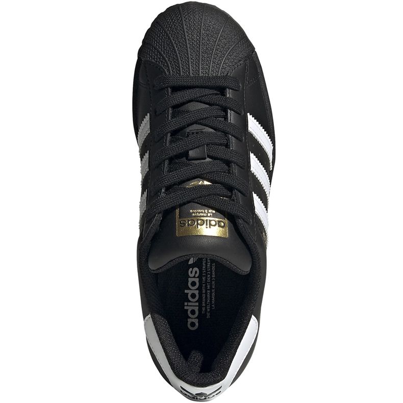 Adidas Superstar J scarpe da bambino nere EF5398 nero 1