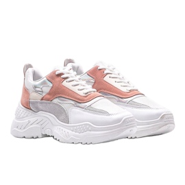 Sneakers sportive da donna Belen bianche bianco 1