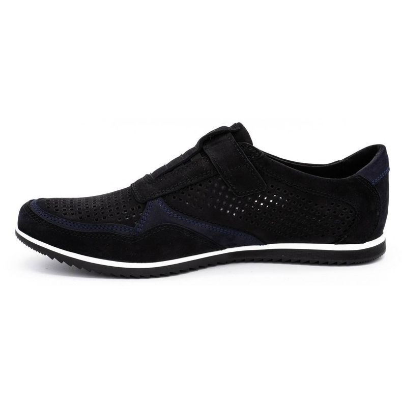 Polbut Scarpe casual da uomo in pelle 2102/2L nere nero 1
