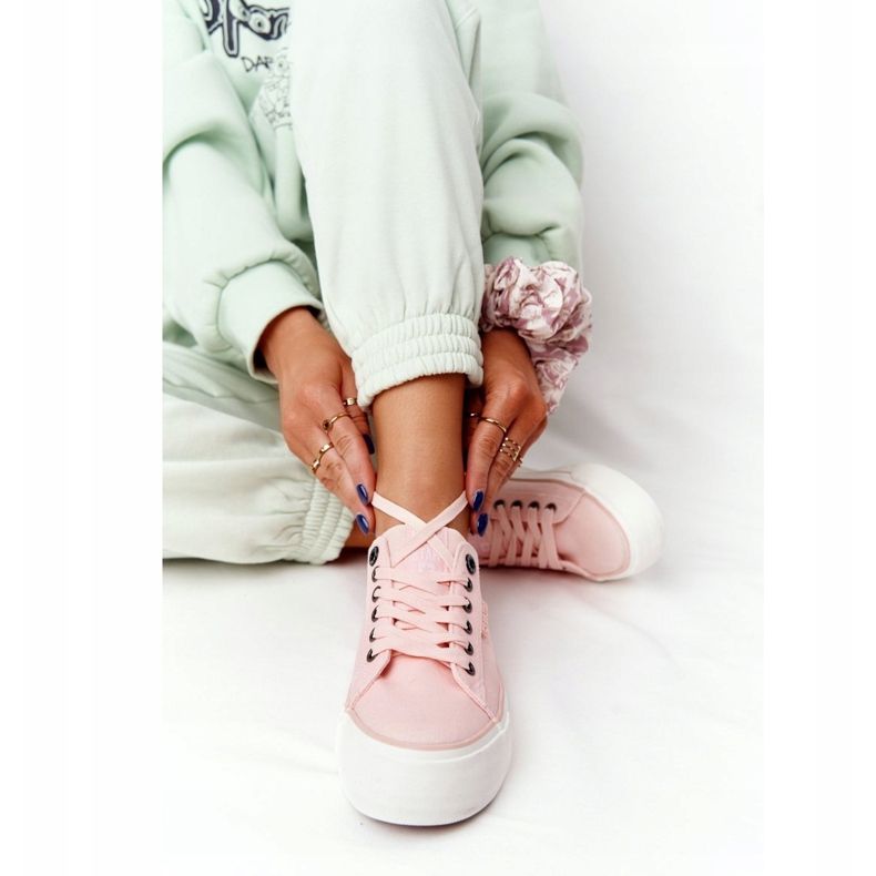 Sneakers da donna Big Star HH274058 Rosa 2