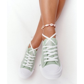 Sneakers Classic da Donna Big Star HH274112 Verde 1