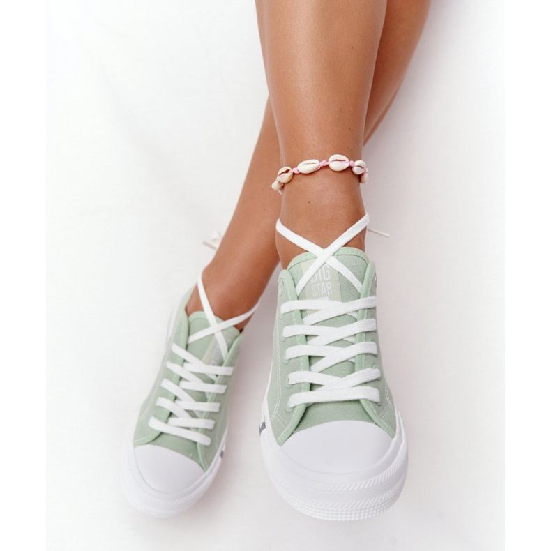 Sneakers Classic da Donna Big Star HH274112 Verde 1