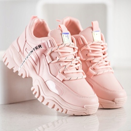 SHELOVET Scarpe da ginnastica primaverili alla moda rosa 2