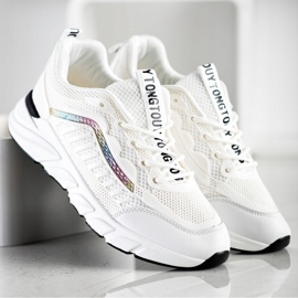 SHELOVET Scarpe da ginnastica classiche bianca 1