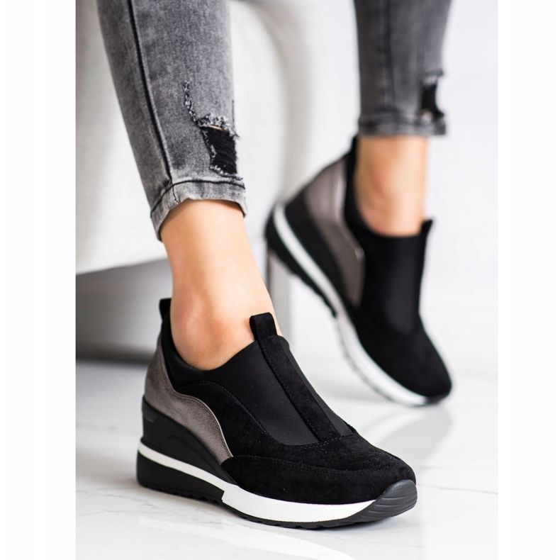 VINCEZA Slip On Scarpe nero 2