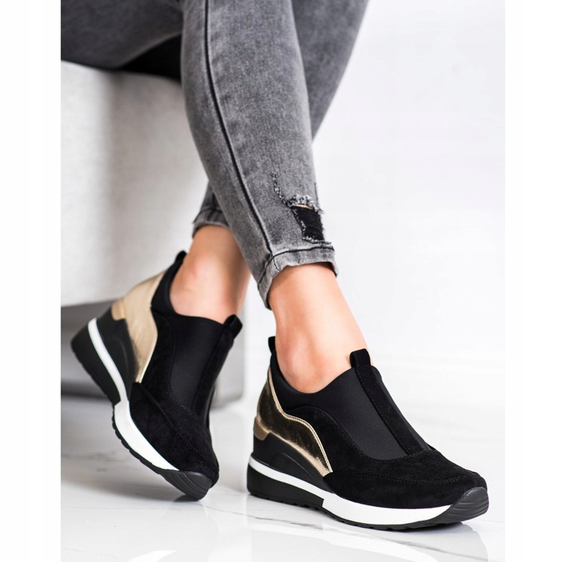 VINCEZA Slip On Scarpe nero 1