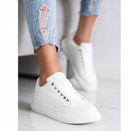 SHELOVET Sneakers bianche alla moda bianca 1
