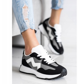 SHELOVET Scarpe da ginnastica casual nero 2