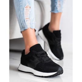 SHELOVET Scarpe da ginnastica nere nero 1
