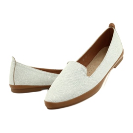 Ballerine Sergio Leone grigio argento MK700 d'argento 2