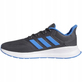 Scarpe running uomo adidas Runfalcon grigio blu G28730 1