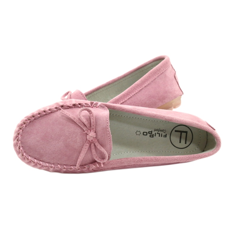 Mocassini Donna Pelle Rosa Filippo DP1204/21 PI 4