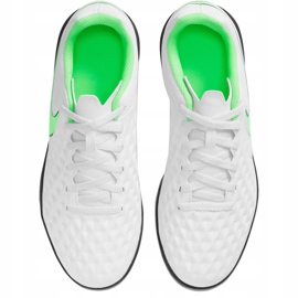 Scarpa da calcio Nike Tiempo Legend 8 Club Tf Junior AT5883 030 bianco bianco 1