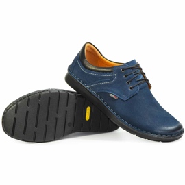 Kampol Scarpe casual da uomo 11/54 blu navy 1