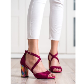 Décolleté Sergio Leone alla moda rosa 1