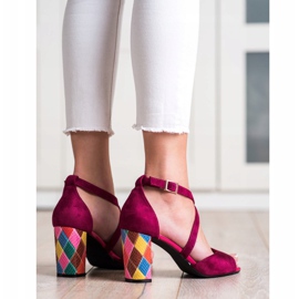 Décolleté Sergio Leone alla moda rosa 2