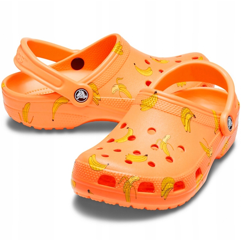 Zoccolo Crocs Classic Vacay Vibes W 206375-801 arancia giallo 3