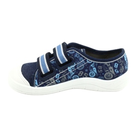 Scarpe per bambini Befado 672X073 blu navy blu grigio 2