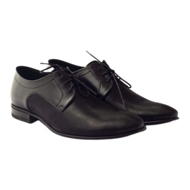 Scarpe da uomo Pilpol 1654 nere nero 4