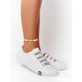 Sneakers da donna Big Star HH274094 Bianche con polsini bianca 2