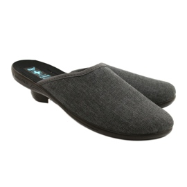 Pantofole da uomo grigie Adanex 24623 grigio 3