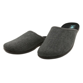 Pantofole da uomo grigie Adanex 24623 grigio 1