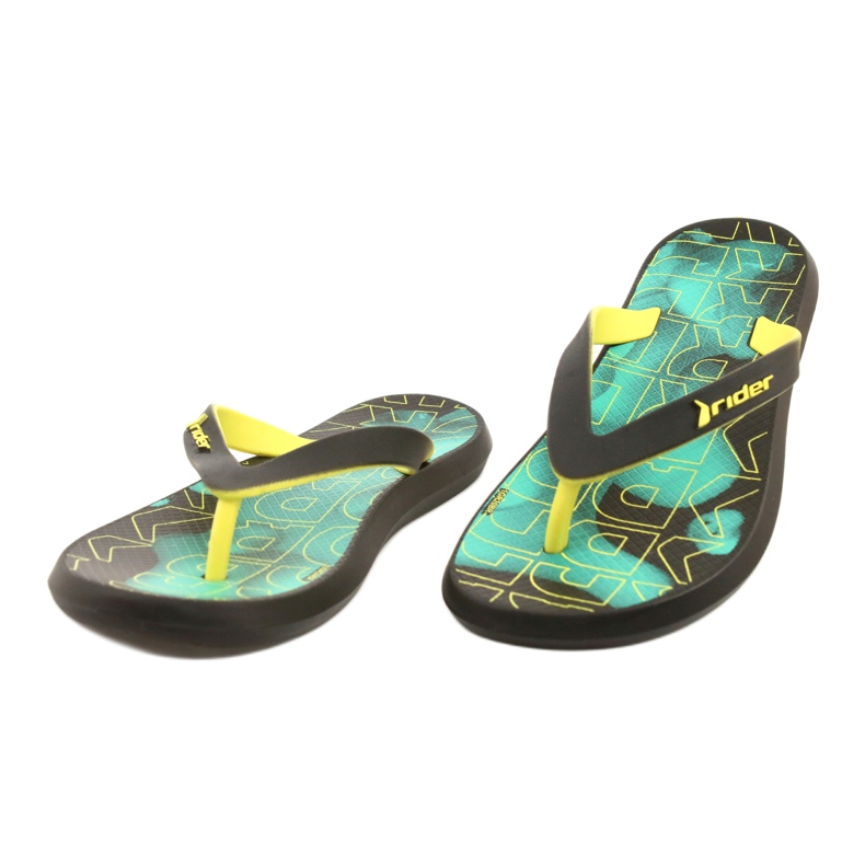 Boys Flip Flops 83062 Azure-Black Rider nero 1