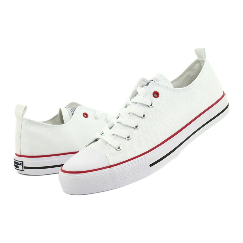 American Club Sneakers bianche da uomo americane LH54 bianco 5