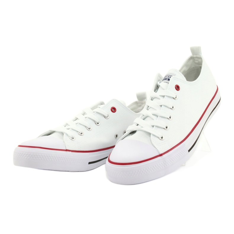 American Club Sneakers bianche da uomo americane LH54 bianco 4