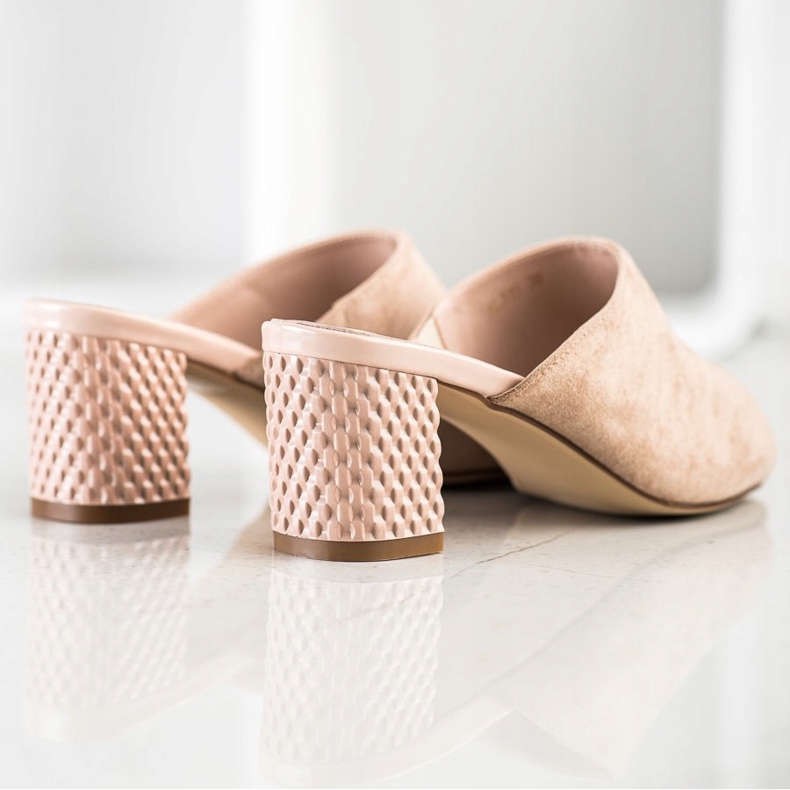 Eleganti pantofole Sergio Leone beige 1