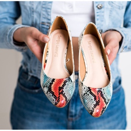 Ballerine Sergio Leone con stampa serpente multicolore 1