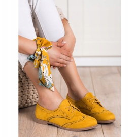 SHELOVET Scarpe traforate per la primavera giallo 1