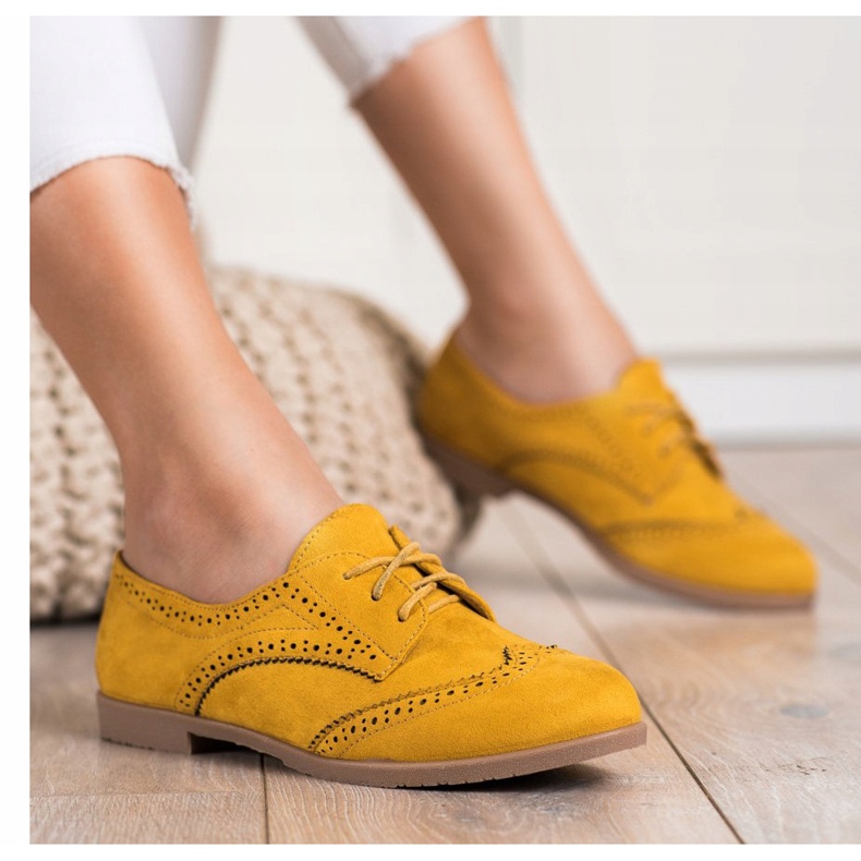 SHELOVET Scarpe traforate per la primavera giallo 2
