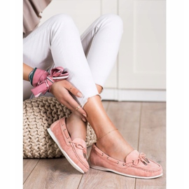 SHELOVET Mocassini casual rosa 1