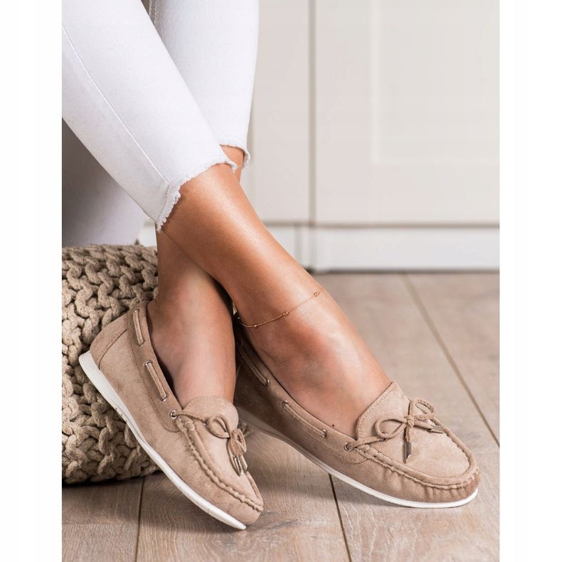 SHELOVET Mocassini casual beige 2