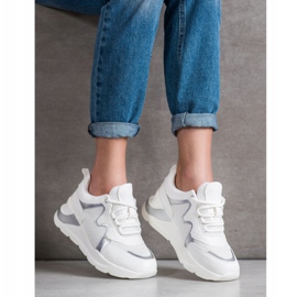 Weide Comode scarpe da ginnastica alla moda bianco 2