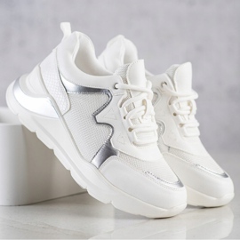 Weide Comode scarpe da ginnastica alla moda bianco 1